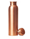 TRUELEMENT Kupferflasche 950 ml, 100 % reines Kupfer, handgefertigt